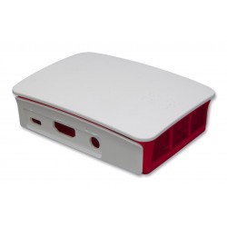 Plastist karp Raspberry Pi  (valge-punane)