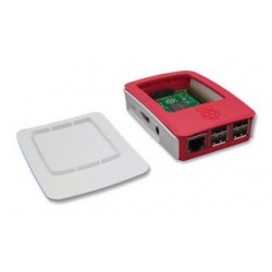 Plastist karp Raspberry Pi  (valge-punane)