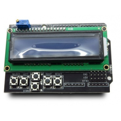 Arduino nuppudega teksti LCD laiendusplaat