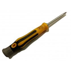 Screwdriver with switchable head (Straight and Cross)