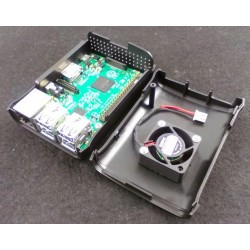 Plastist karp Raspberry Pi-le (ventilaatori kinnitusega)