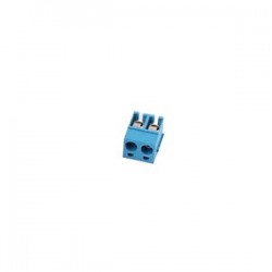 2 Way 2P PCB Mount Screw Terminal Block Connector 5.08mm Pitch Blue