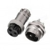 GX16 3-Pin 16mm Male & Female Wire Panel Circular Connector Aviation Socket Plug