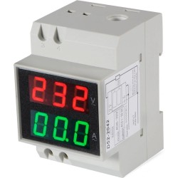 Voltage-currentl meter for DIN rail D52-2042