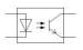  Optocoupler symbol