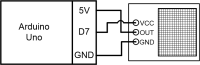  Arduino Uno and humidity sensor schematics