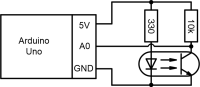  Arduino Uno and optocoupler schematics