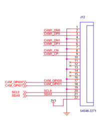 Raspberry CSI camera schematic